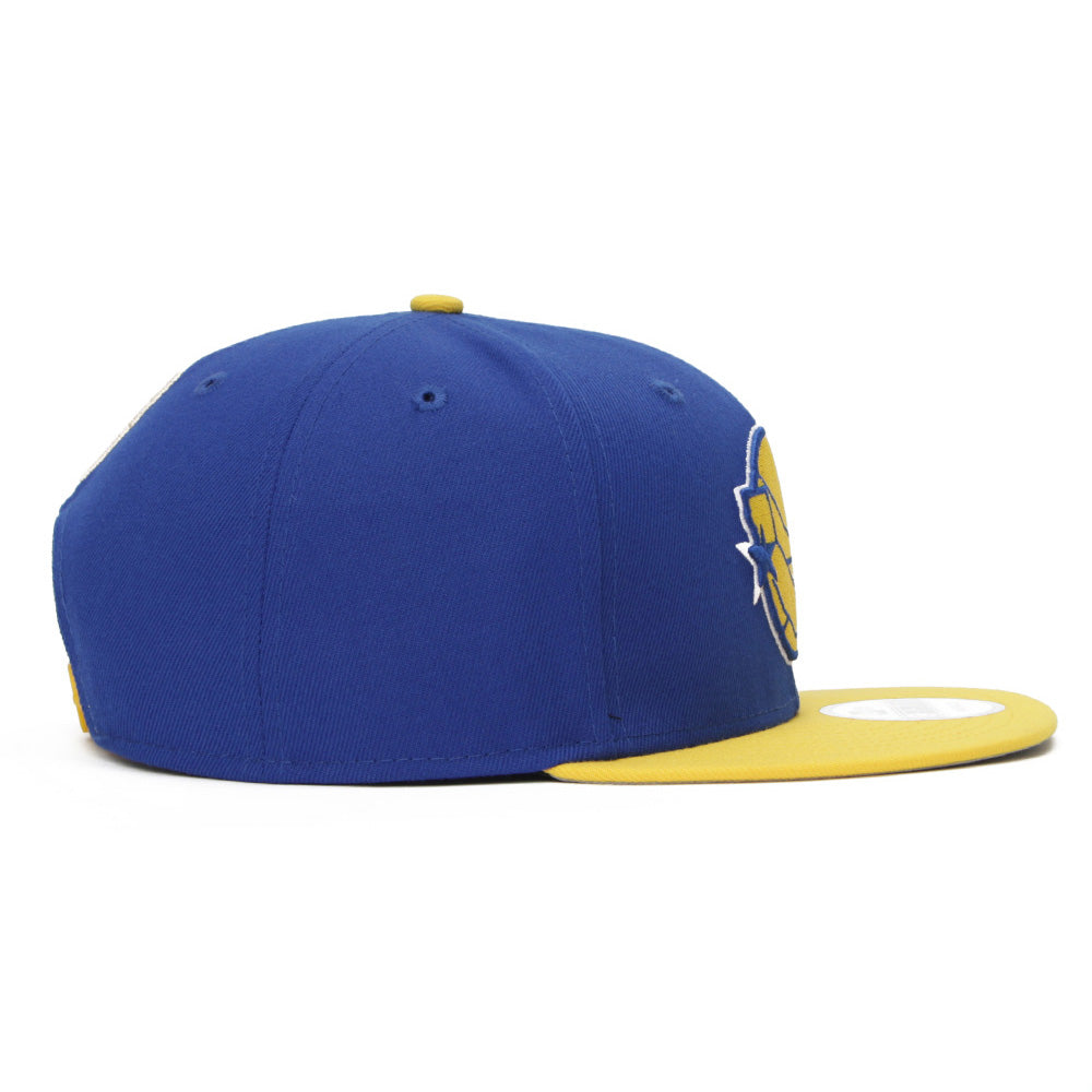 New Era Golden State Warriors 22 NBA Classic Medium Blue Undervisor Gray 9FIFTY Snapback Cap