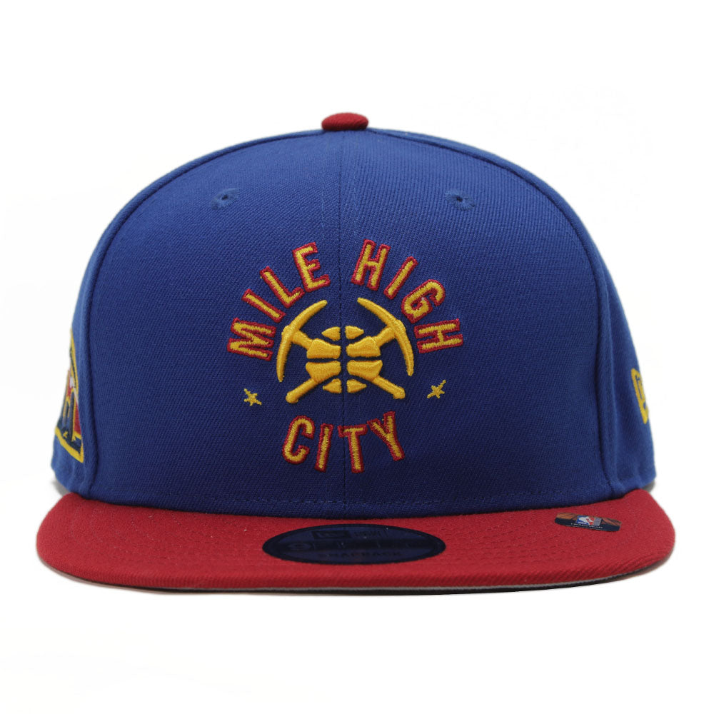 Denver Nuggets NBA Statement 2022 Medium Blue 9FIFTY Snapback Cap