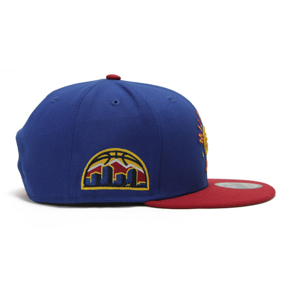 Denver Nuggets NBA Statement 2022 Medium Blue 9FIFTY Snapback Cap