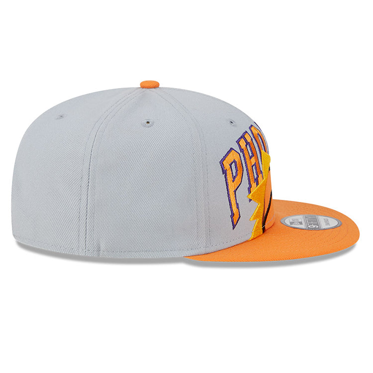 Phoenix Suns NBA Tip Off &#39;23 Gray Orange 9FIFTY Snapback Cap