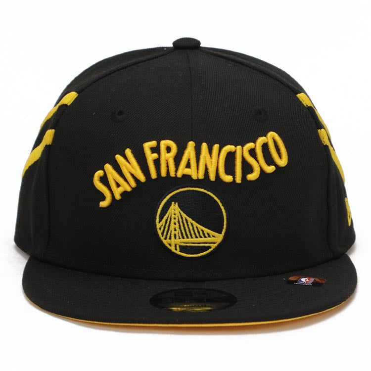 Golden State Warriors NBA City Series Black 9FIFTY Youth Kids Cap