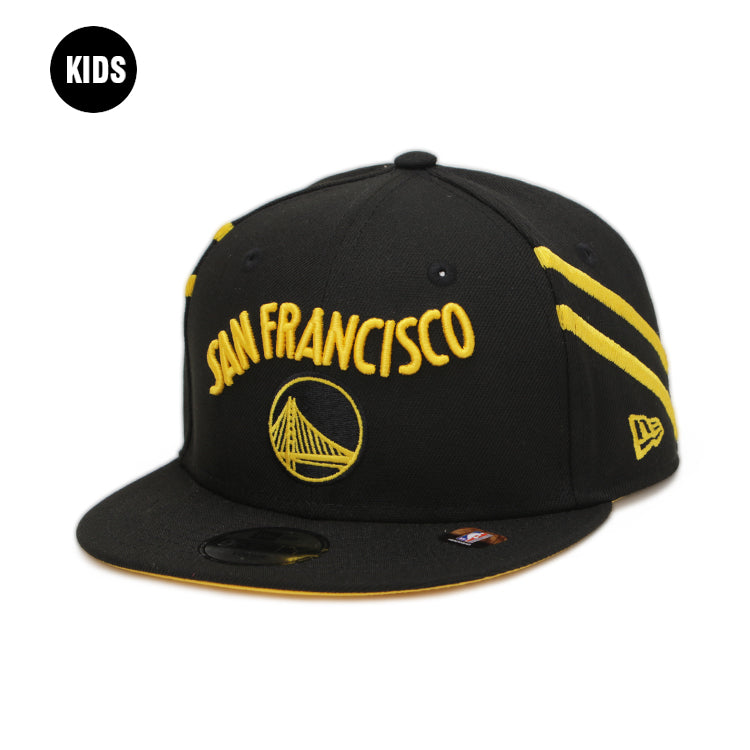 Golden State Warriors NBA City Series Black 9FIFTY Youth Kids Cap