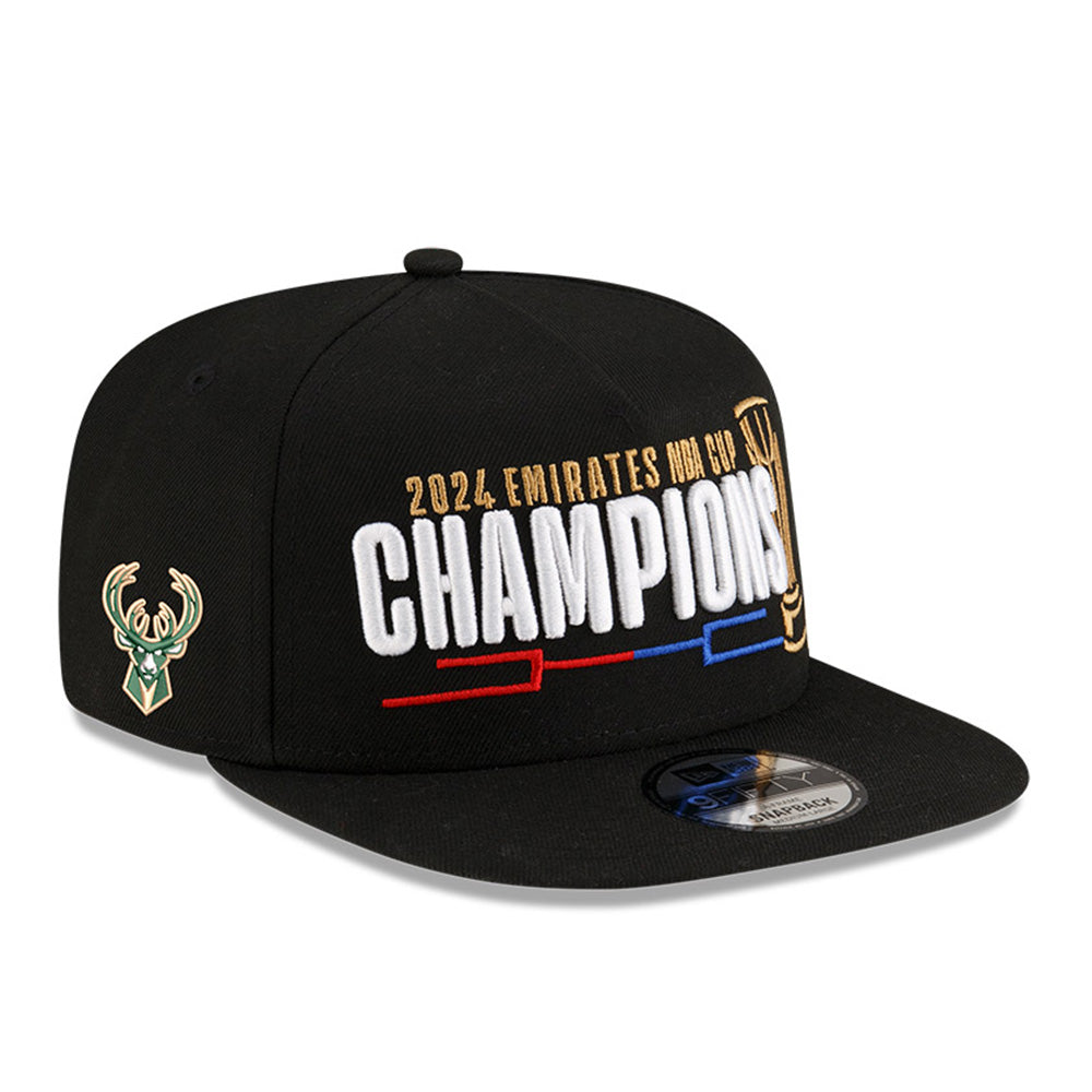 New Era Milwaukee Bucks 2024 NBA In-Season Tournament Champions 9FIFTY Snapback Cap