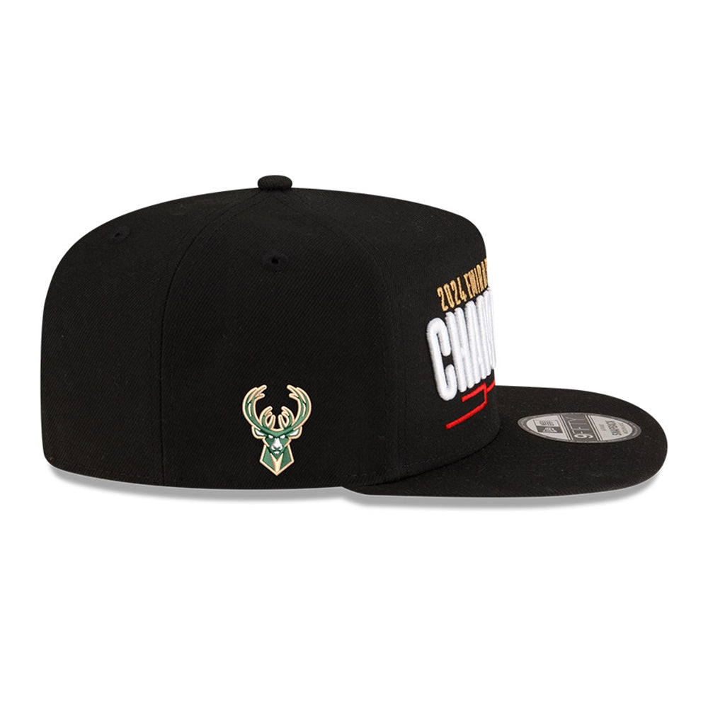 New Era Milwaukee Bucks 2024 NBA In-Season Tournament Champions 9FIFTY Snapback Cap