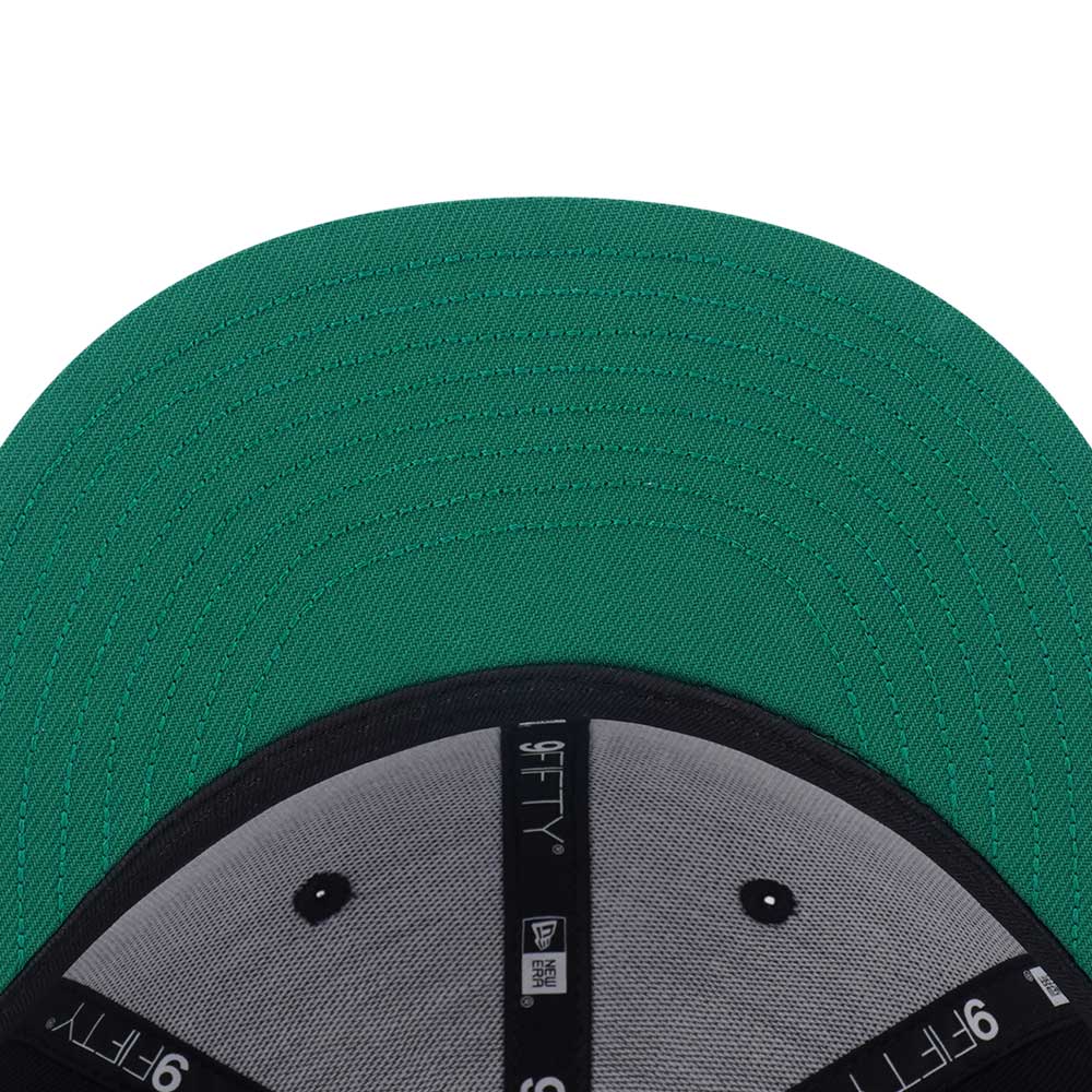 New Era Boston Celtics Allover Black Scarlet 9FIFTY Snapback Cap