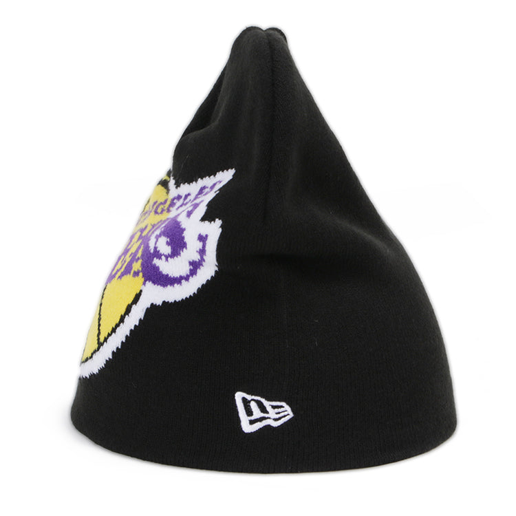 Los Angeles Lakers NBA Black Skull Beanie