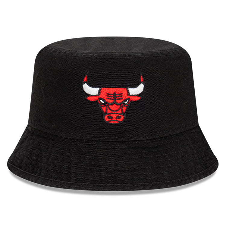 Chicago Bulls NBA Washed Black Bucket Hat