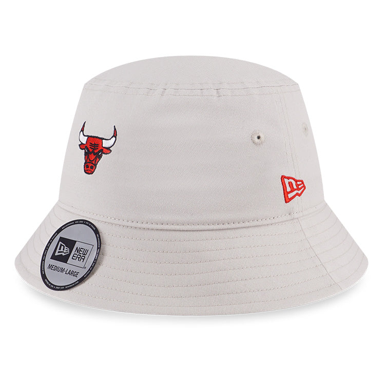 Chicago Bulls NBA Mini Logo Stone Bucket Hat