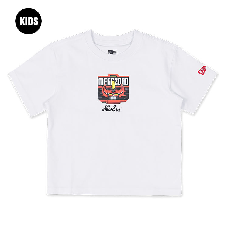 Megazord Power Rangers White Short Sleeve Kids T-Shirt