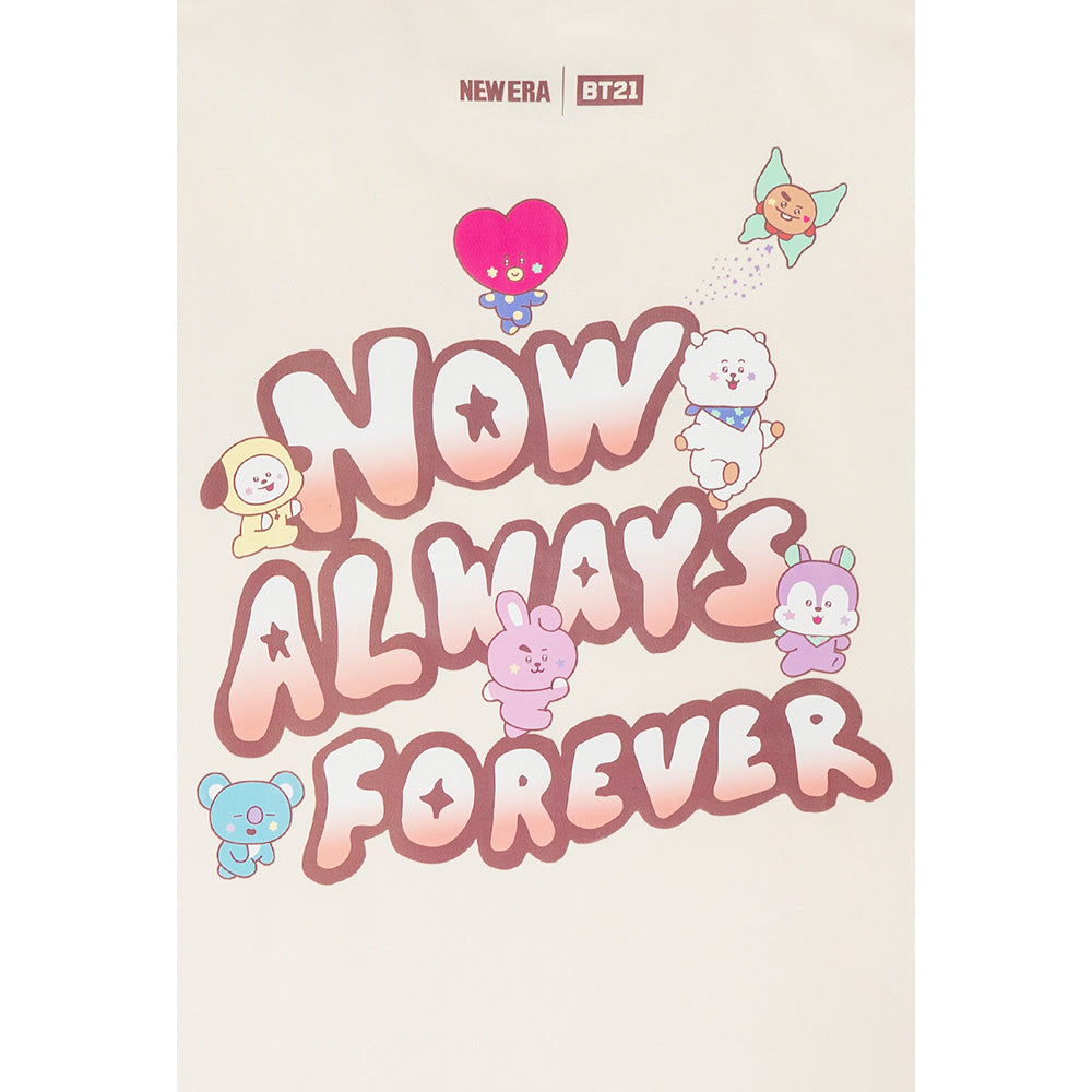 New Era x BT21 The Journey Chrome White COOLERA Short Sleeve T-Shirt