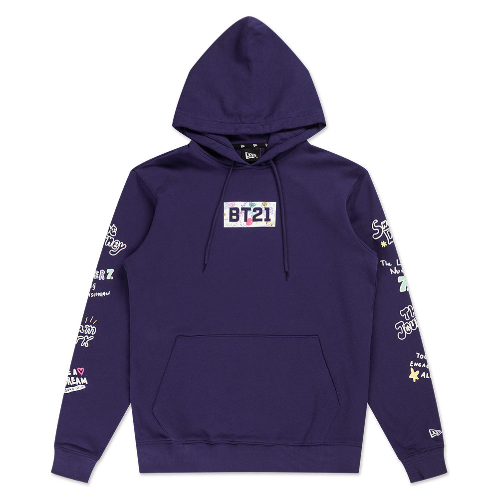 New Era x BT21 The Journey Purple Hoodie