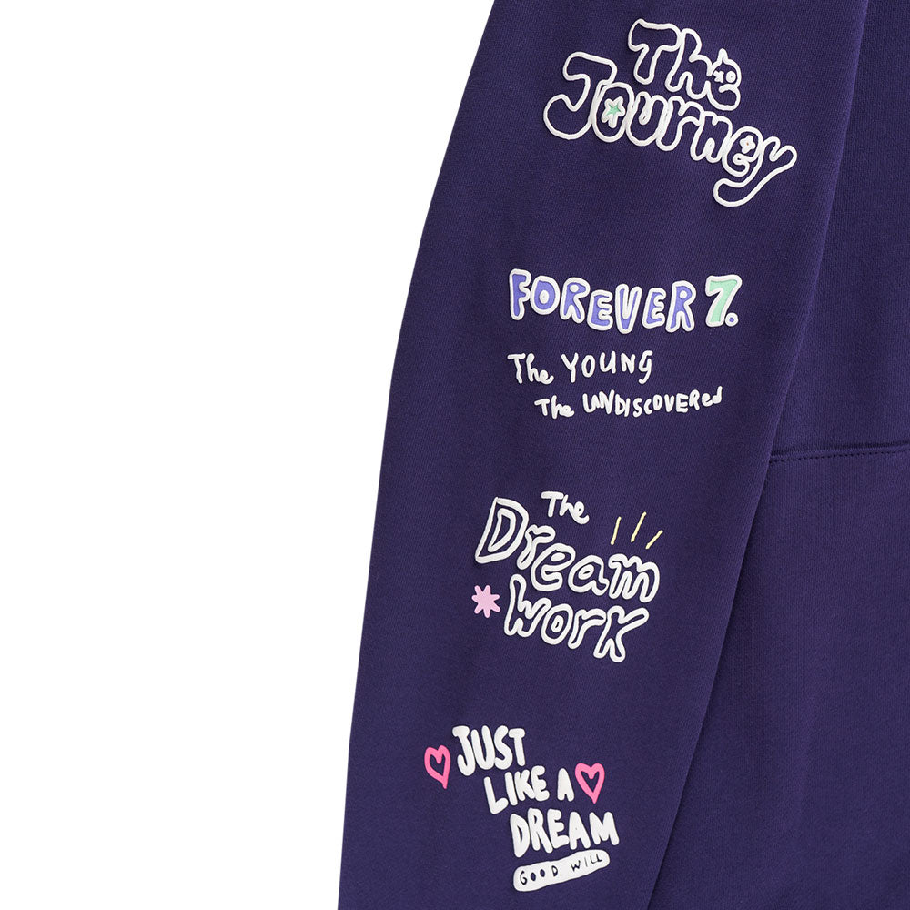 New Era x BT21 The Journey Purple Hoodie