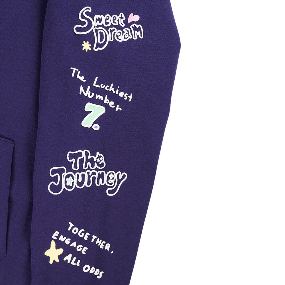 New Era x BT21 The Journey Purple Hoodie