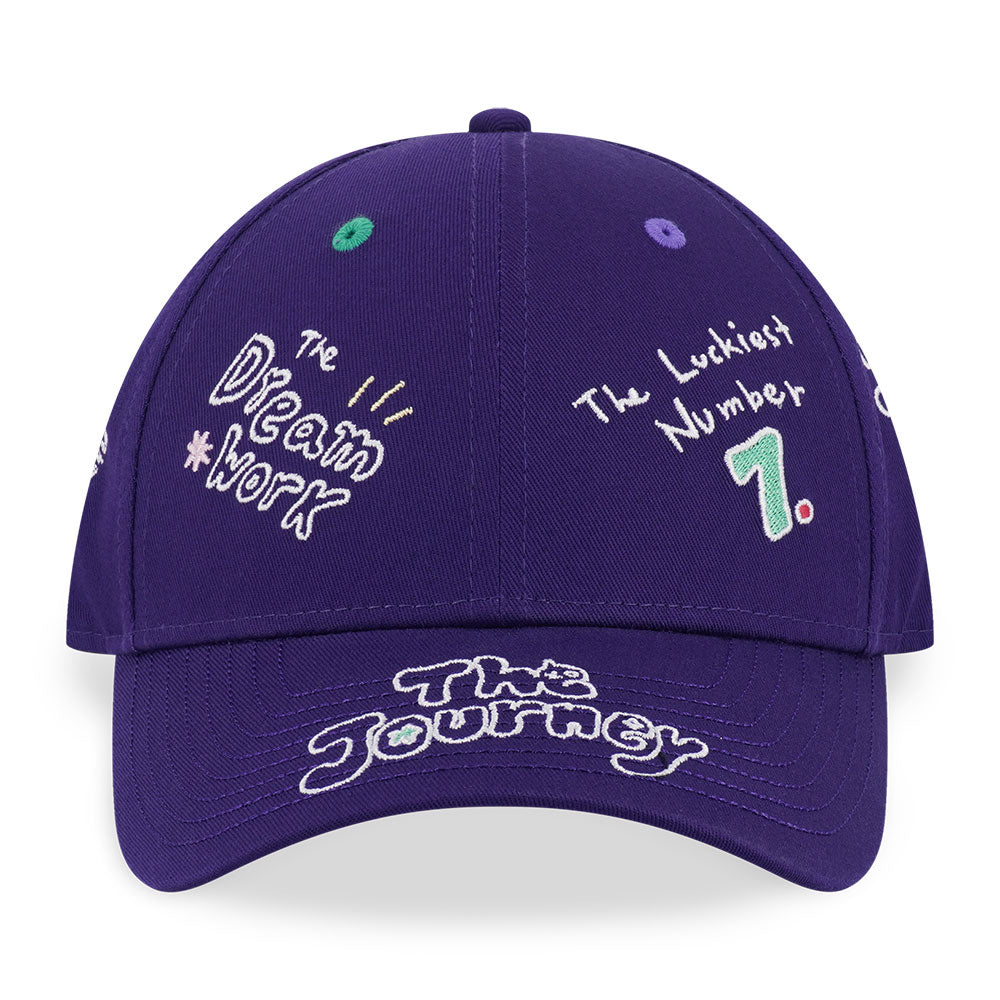 New Era x BT21 The Journey Logo Purple 9FORTY Adjustable Cap