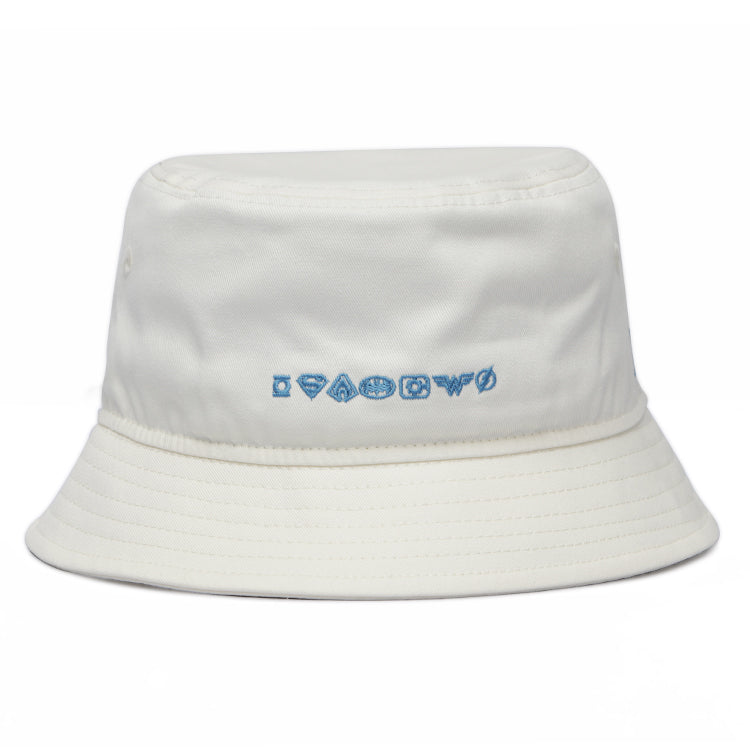 DC Justice League Warner Bros. 100th Anniversary Chrome White Bucket Hat