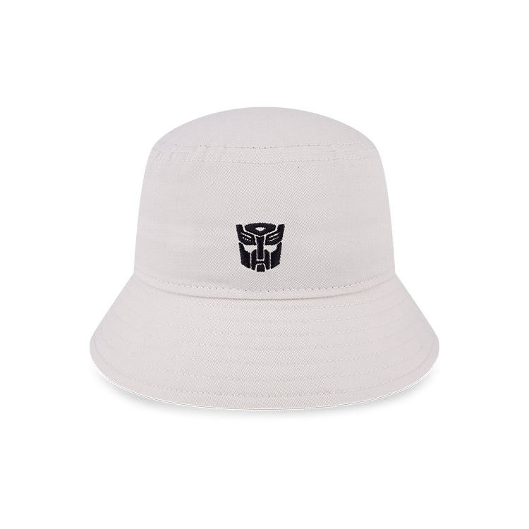 Bumble Bee Transformers Ivory Youth Kids Bucket Hat