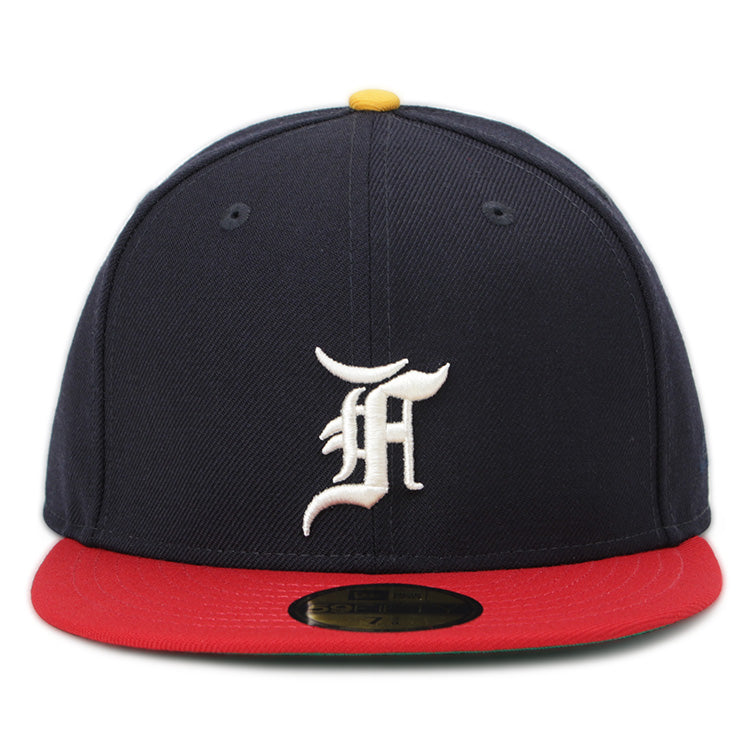 Anaheim Angels MLB Fear of God: The Classic 2023 Scarlet Navy 59FIFTY Fitted Cap