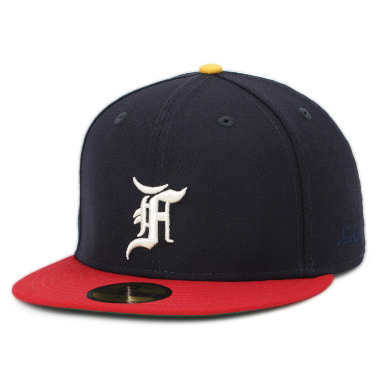 Anaheim Angels MLB Fear of God: The Classic 2023 Scarlet Navy 59FIFTY Fitted Cap