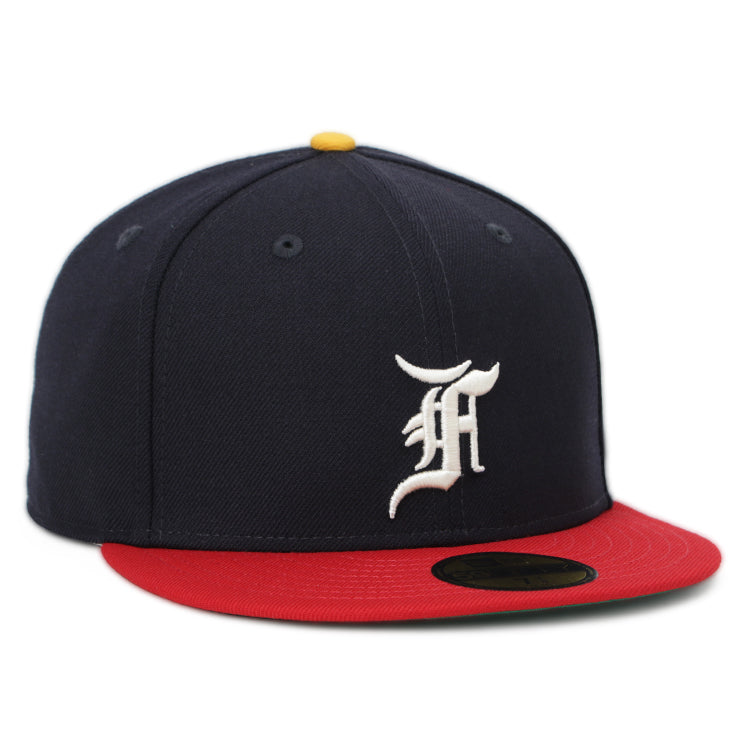 Anaheim Angels MLB Fear of God: The Classic 2023 Scarlet Navy 59FIFTY Fitted Cap