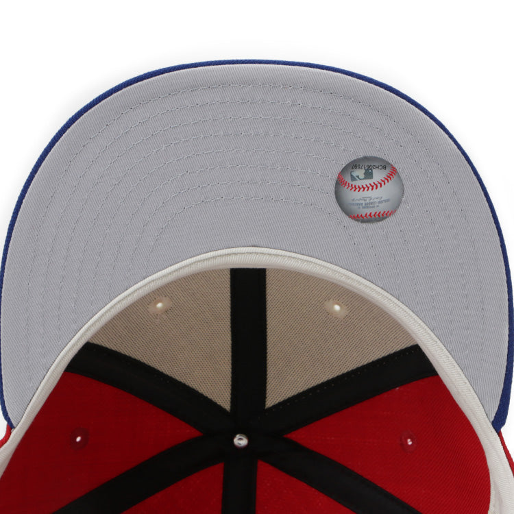 Montreal Expos MLB Cooperstown Fear of God : The Classic Collection 2023 Blue Ivory Red 59FIFTY Fitted Cap