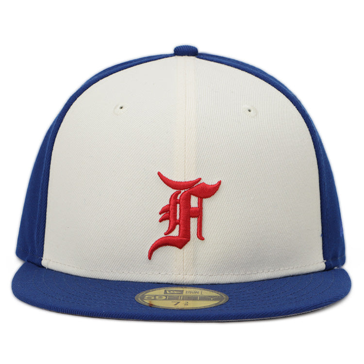 Toronto Blue Jays MLB Fear of God: The Classic Collection 2023 Blue Ivory 59FIFTY Fitted Cap