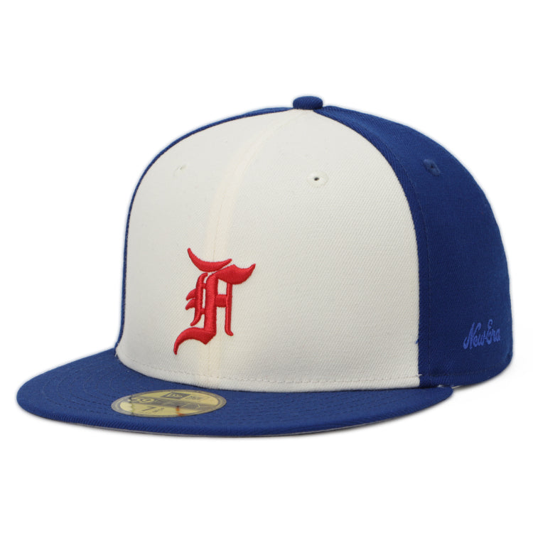 Toronto Blue Jays MLB Fear of God: The Classic Collection 2023 Blue Ivory 59FIFTY Fitted Cap