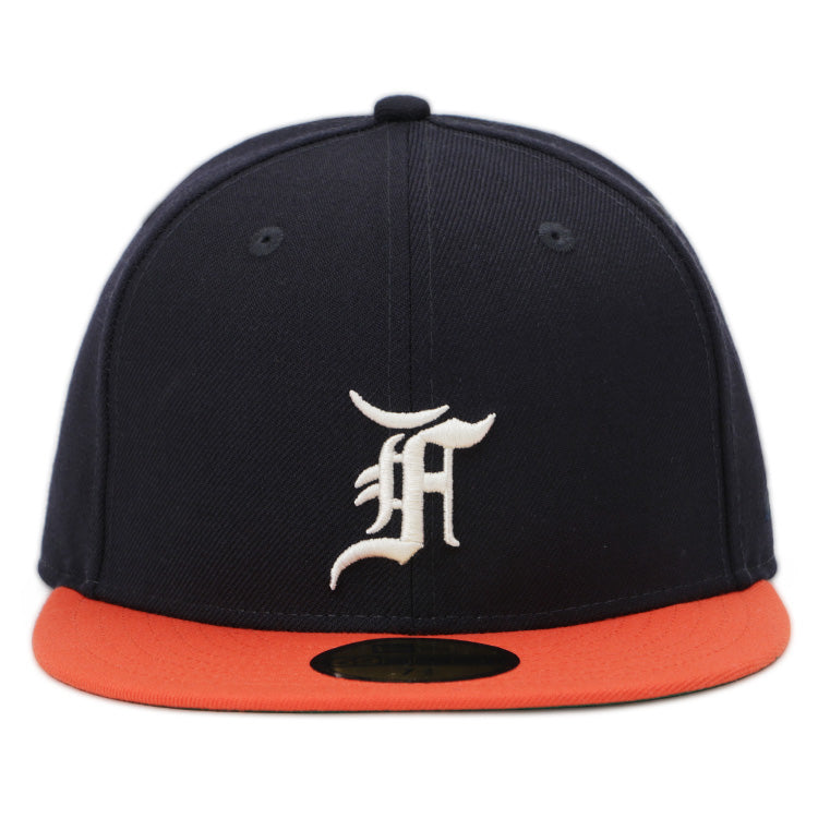 Houston Astros MLB Fear of God: The Classic Collection 2023 Orange Navy 59FIFTY Fitted Cap