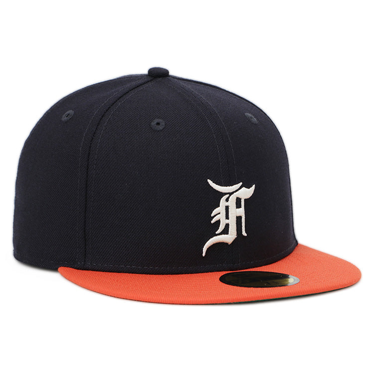 Houston Astros MLB Fear of God: The Classic Collection 2023 Orange Navy 59FIFTY Fitted Cap