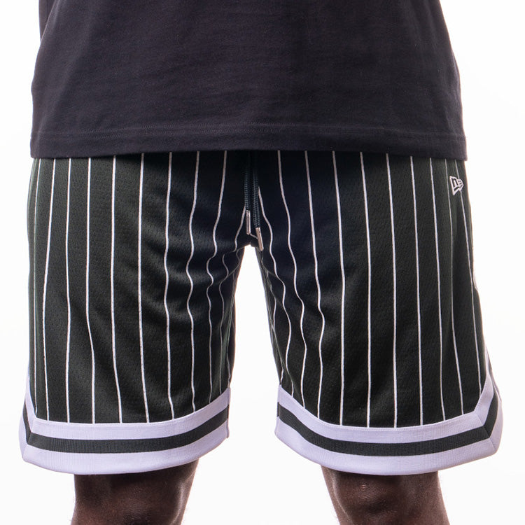 The Serena Pinstripe HR Patch Pocket Drawstring Shorts