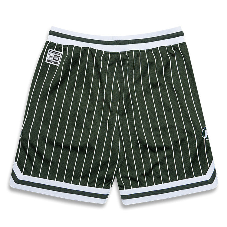 New York Jets NFL East Coast Dark Green Pinstripe Mesh Shorts