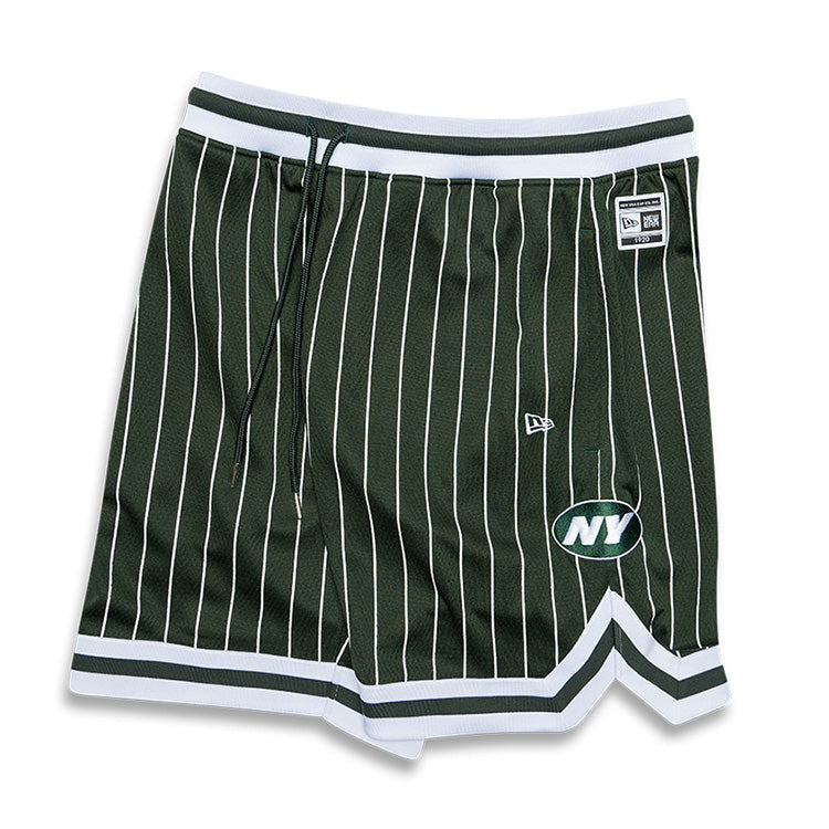 New York Jets NFL East Coast Dark Green Pinstripe Mesh Shorts