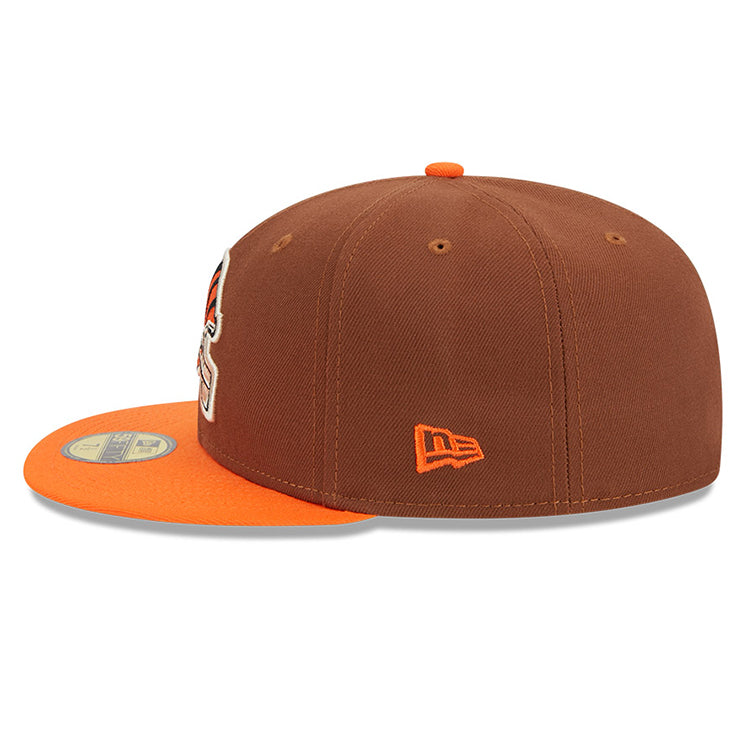 Cincinnati Bengals NFL Harvest Dark Brown 59FIFTY Fitted Cap