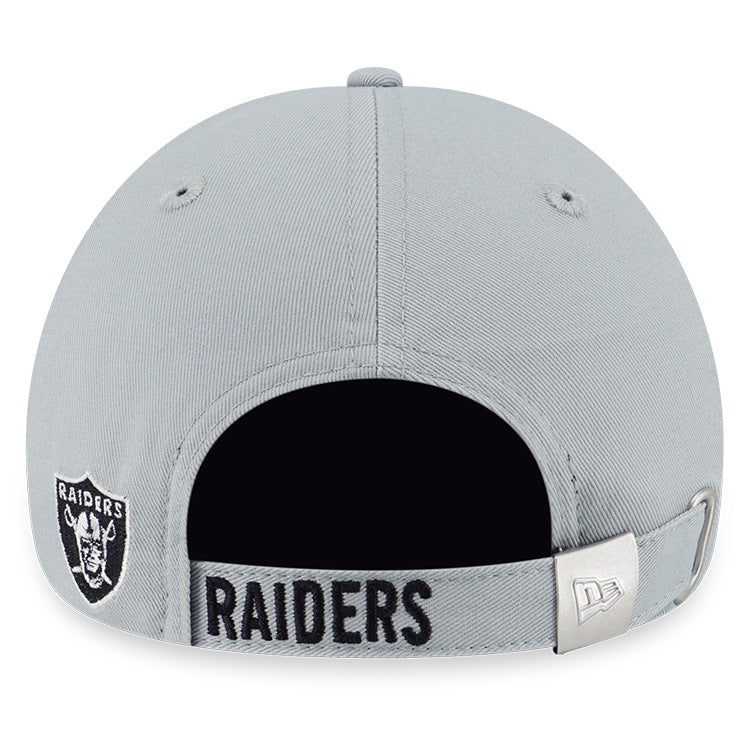 Las Vegas Raiders NFL Speech Bubbles Snow Gray 9TWENTY Adjustable Cap