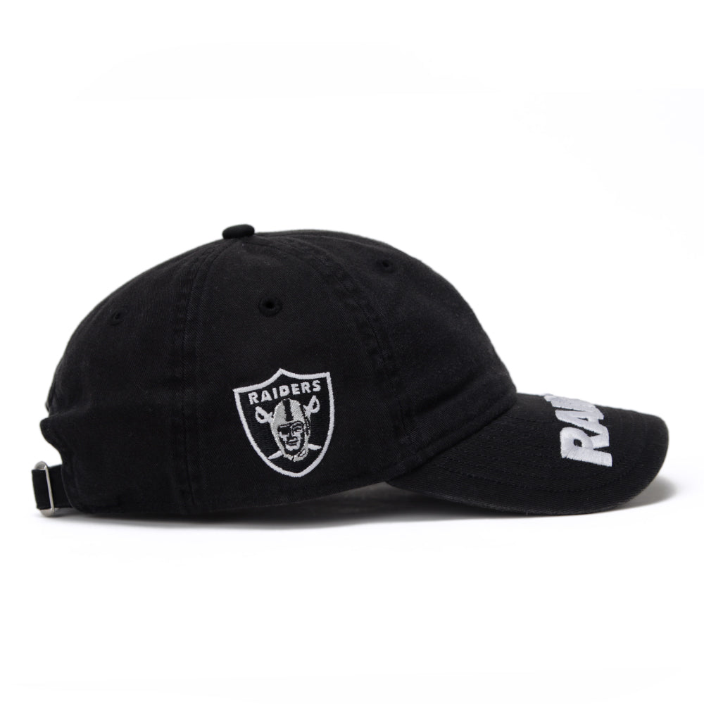 New Era Las Vegas Raiders NFL Top Visor Wordmark Black 9FORTY Unstructured Adjustable Cap