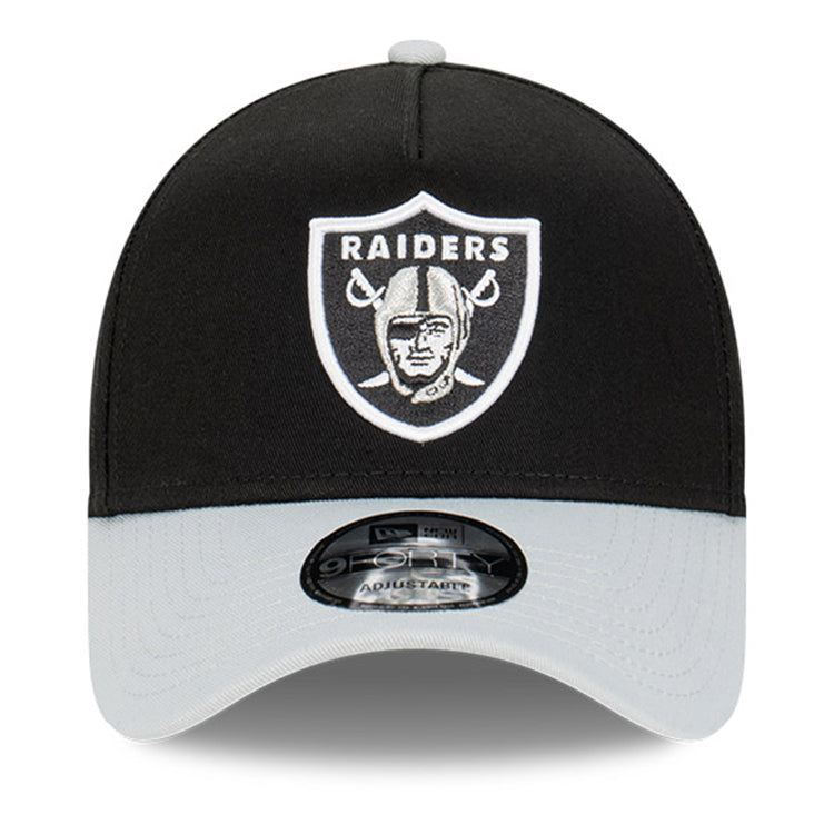 New Era Las Vegas Raiders Q323 Two Tone Black Grey 9FORTY Adjustable Cap