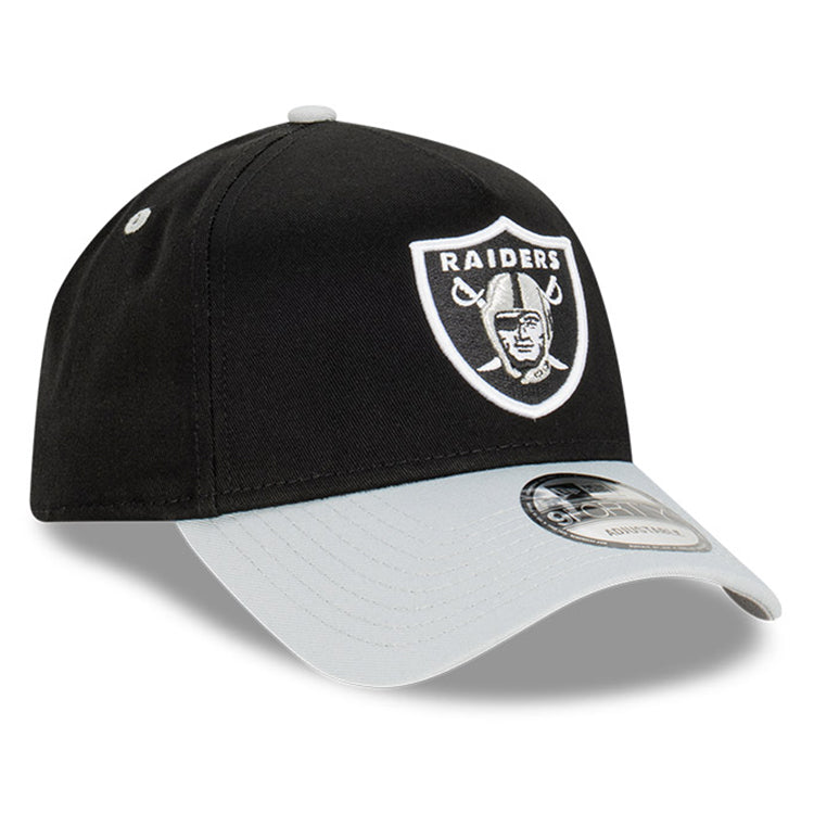 New Era Las Vegas Raiders Q323 Two Tone Black Grey 9FORTY Adjustable Cap
