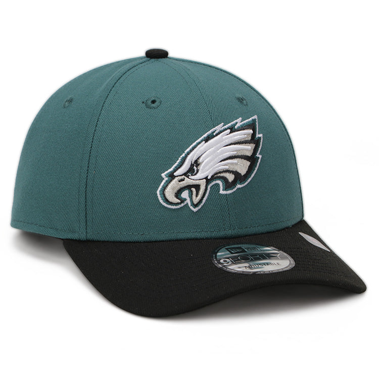 Philadelphia Eagles NFL The League Black Green 9FORTY Adjustable Cap