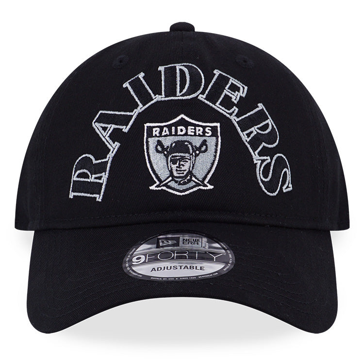 Las Vegas Raiders NFL Vintage Black 9FORTY Unstructured Adjustable Cap