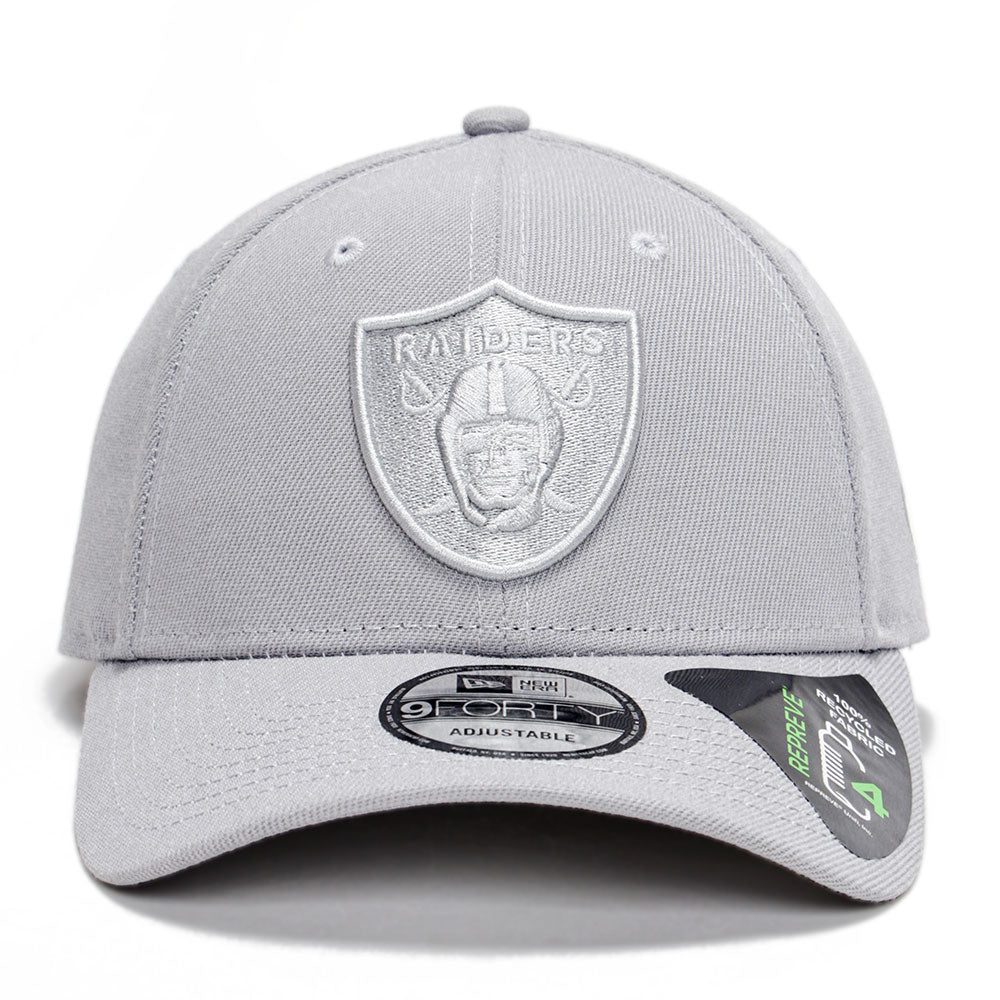 New Era Las Vegas Raiders Repreve Tonal Grey 9FORTY Adjustable Cap