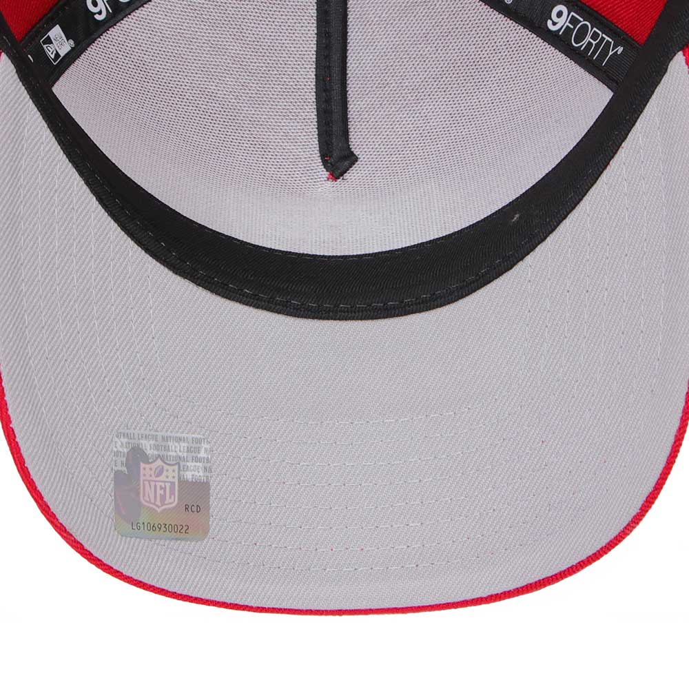 New Era Las Vegas Raiders Scarlet White 9FORTY A-Frame Adjustable Cap
