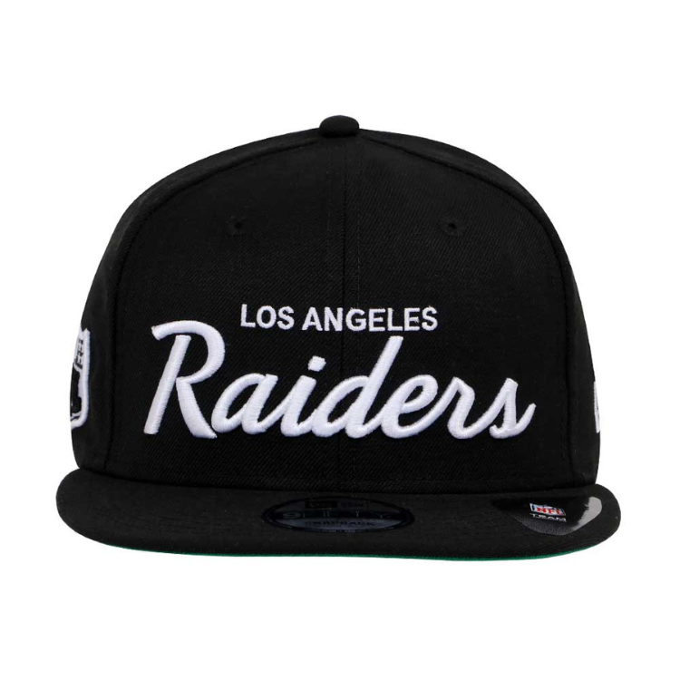 Los Angeles Raiders NFL Script Black 9FIFTY Cap (ESSENTIAL)