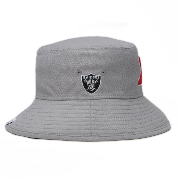 Las Vegas Raiders NFL 2024 Pro Bowl AFC Logo Gray Bucket Hat