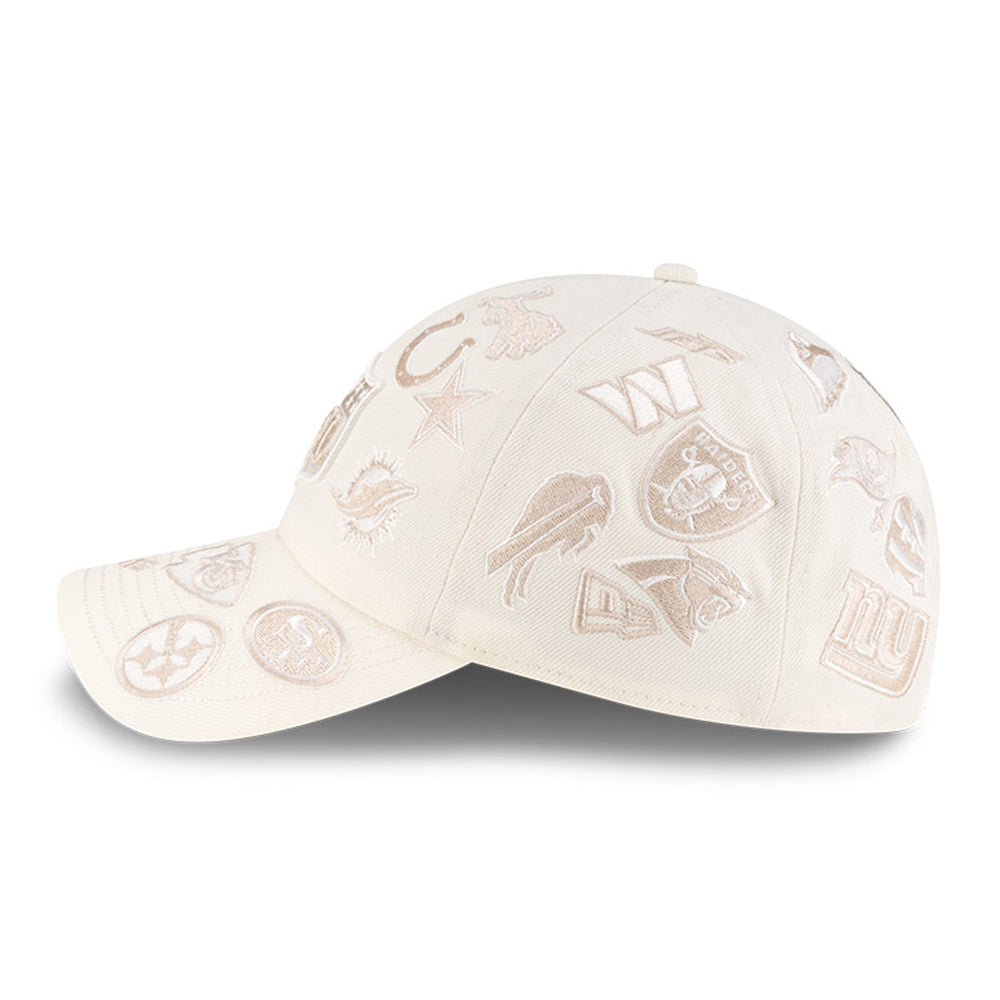 New Era x Bad Bunny x National Football League 2026 All Over White Casual Classic Adjustable Cap (ONLINE EXCLUSIVE) (PREORDER)