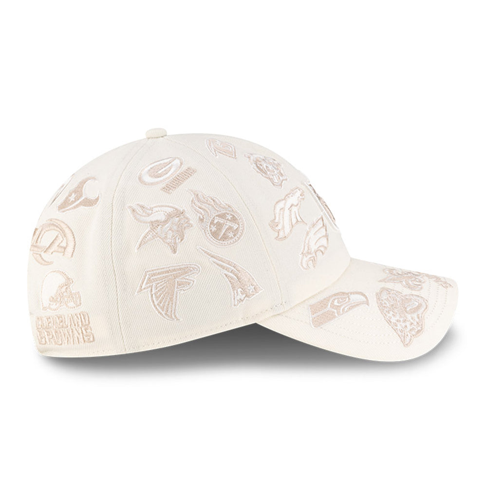 New Era x Bad Bunny x National Football League 2026 All Over White Casual Classic Adjustable Cap (ONLINE EXCLUSIVE) (PREORDER)