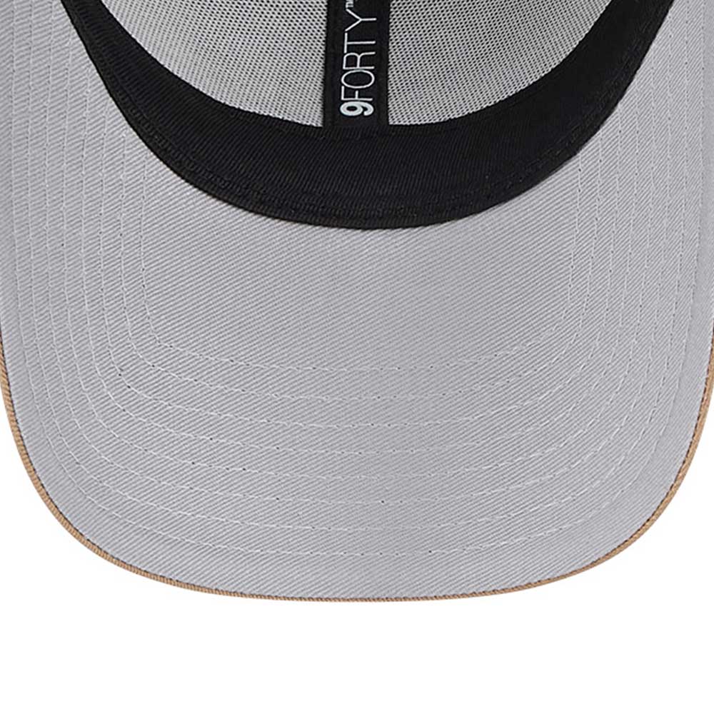 New Era Anaheim Ducks Khaki Classic 9FORTY Trucker Adjustable Cap