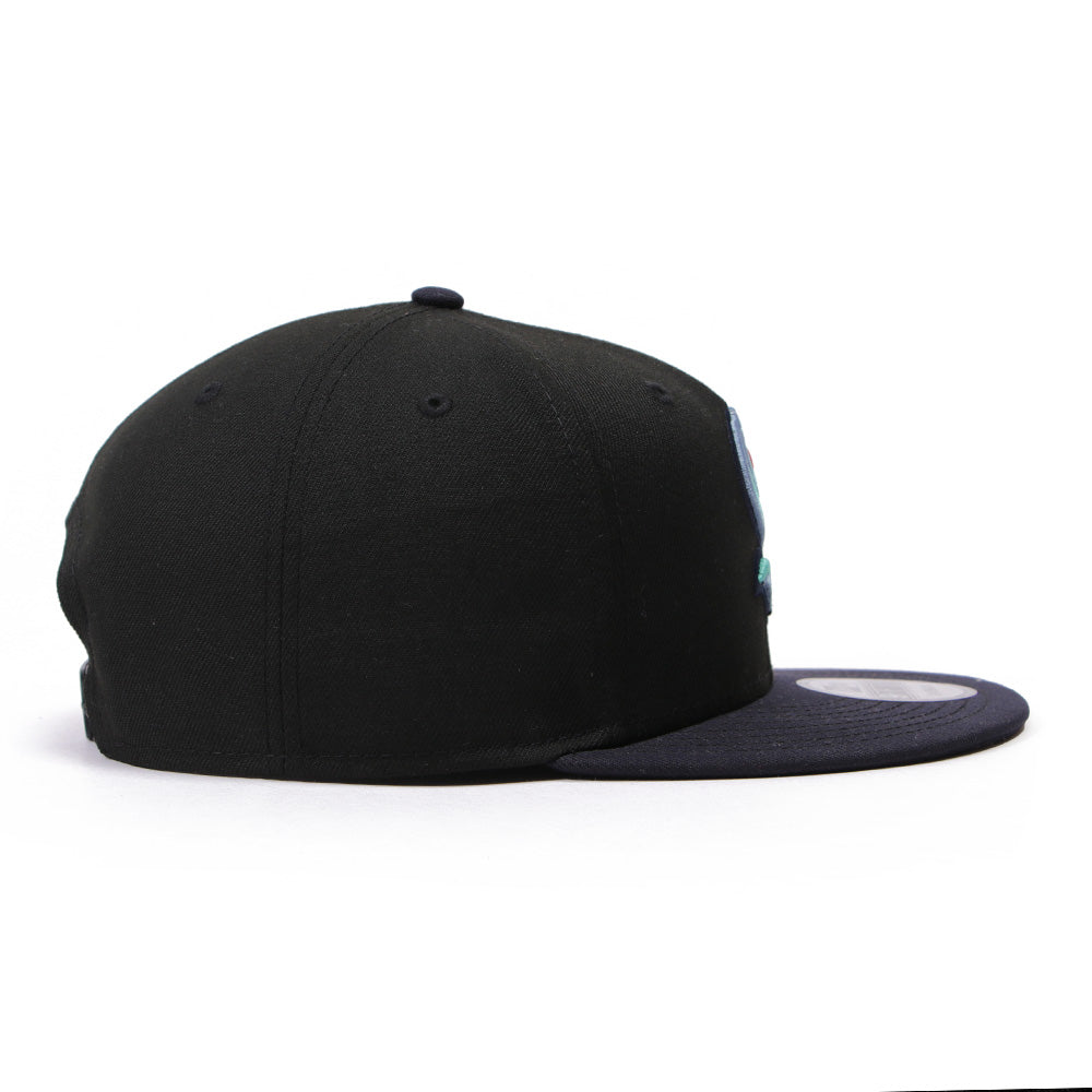 New Era Seattle Kraken Black Navy 9FIFTY Snapback Cap