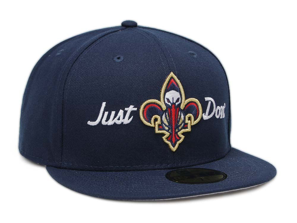 New Orleans Pelicans x JUST DON Navy 59FIFTY Fitted Cap