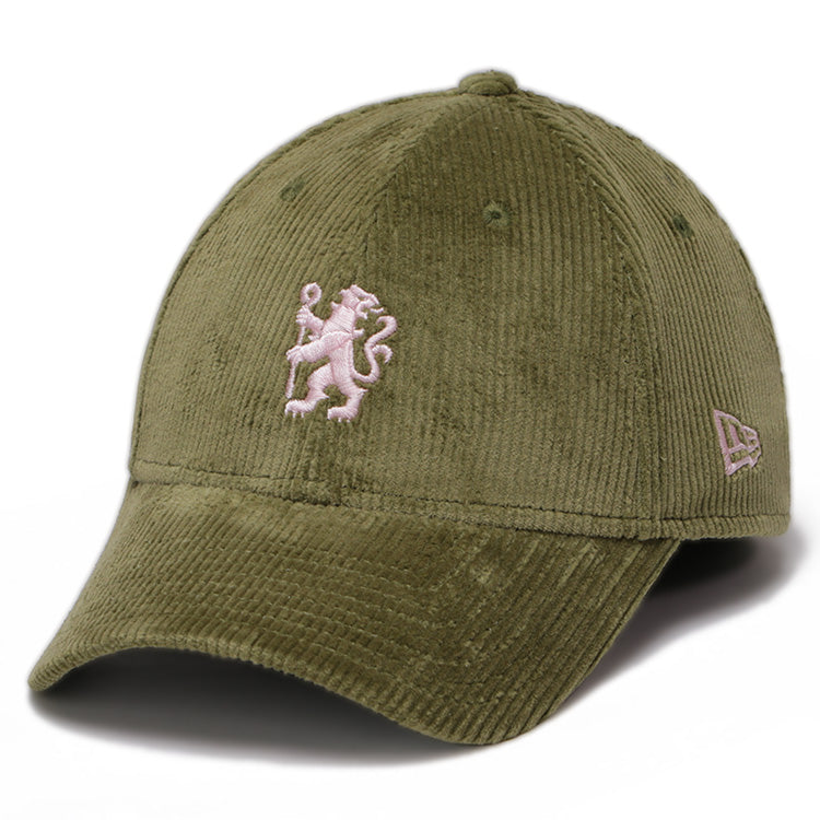 Chelsea FC FIFA  Lion Crest  Midcord Olive 9FORTY Adjustable Cap