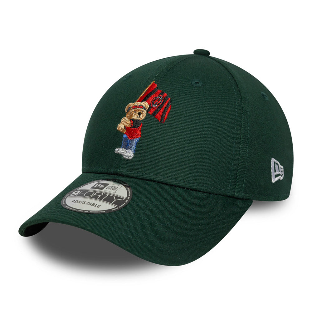 New Era AC Milan Football Club Dark Green 9FORTY Adjustable Cap