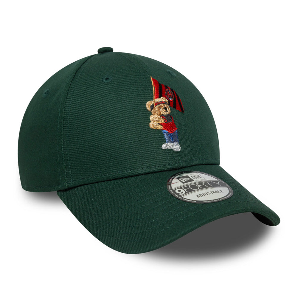 New Era AC Milan Football Club Dark Green 9FORTY Adjustable Cap
